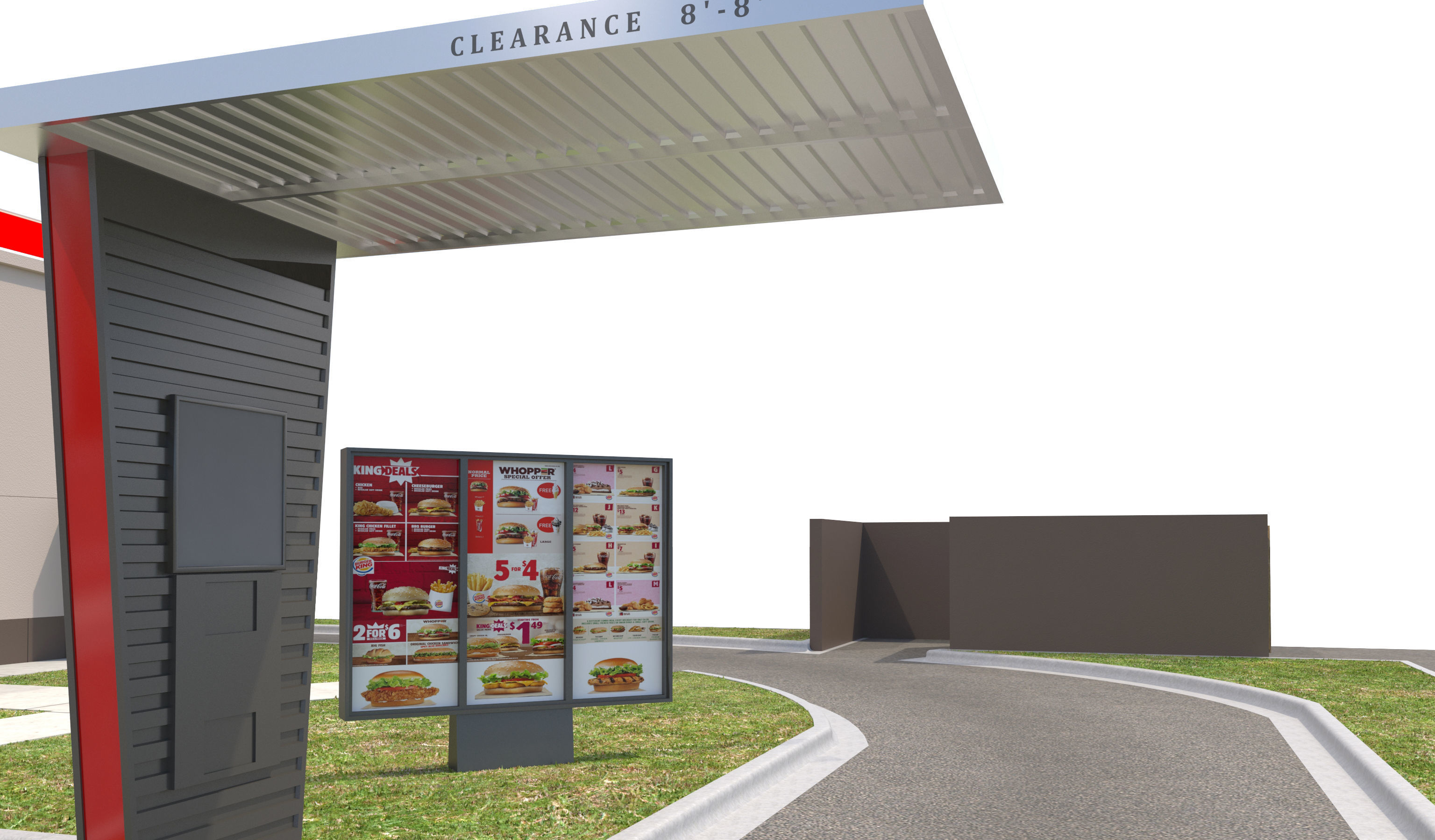 Retail Collection-005 Restaurants With Site 3D model_15
