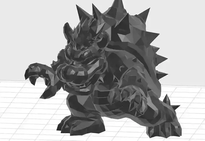 Bowser nintendo godzilla