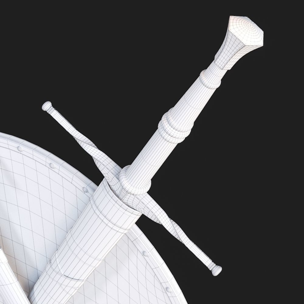 Swords Decor 3D model_7