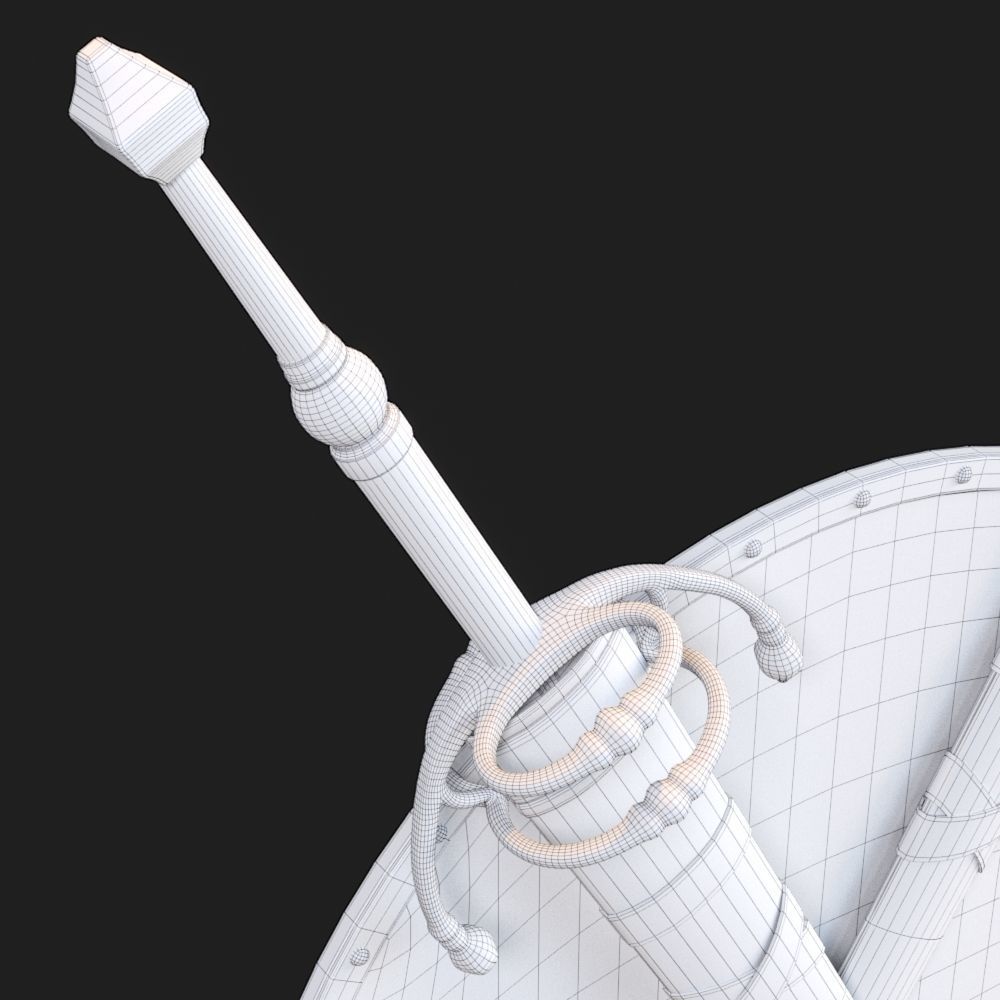 Swords Decor 3D model_8