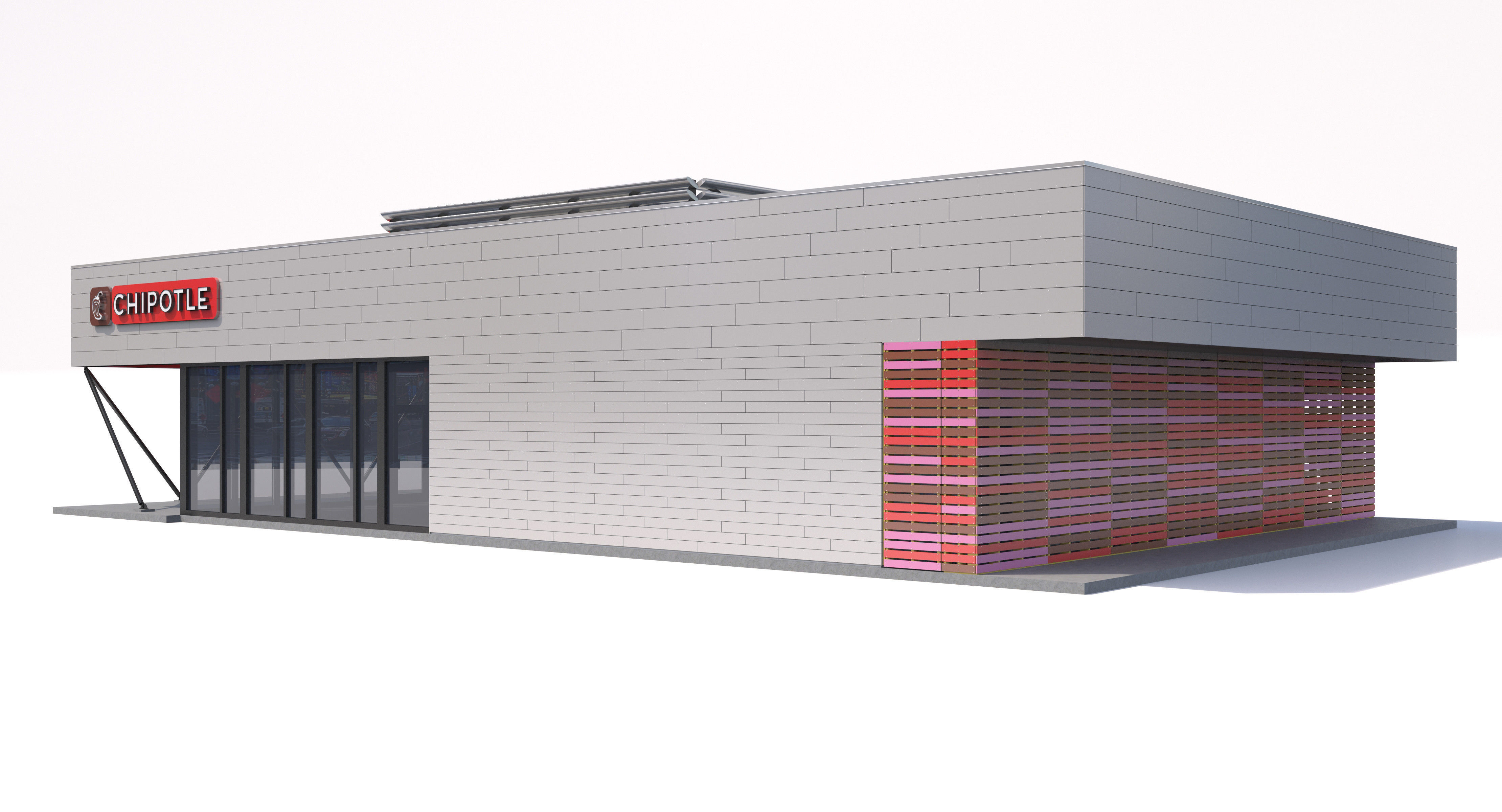 Retail Collection-006 Restaurants Mega Collection 3D model_68