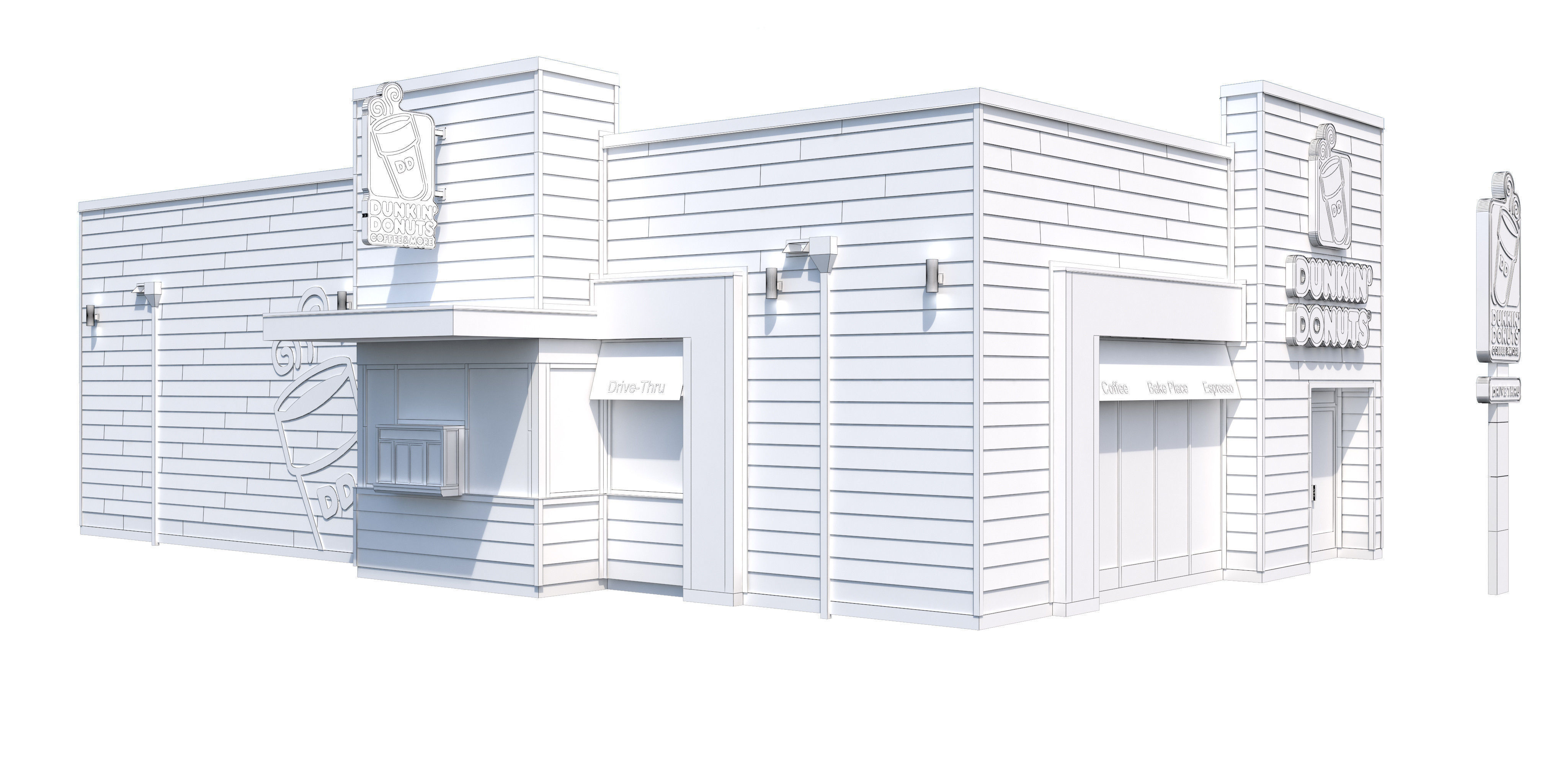 Retail Collection-006 Restaurants Mega Collection 3D model_53