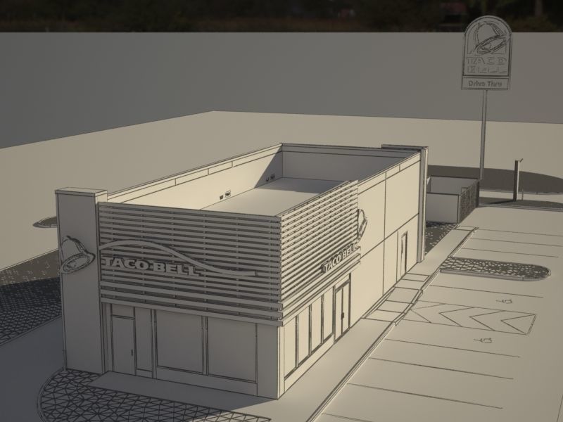 Retail Collection-006 Restaurants Mega Collection 3D model_44