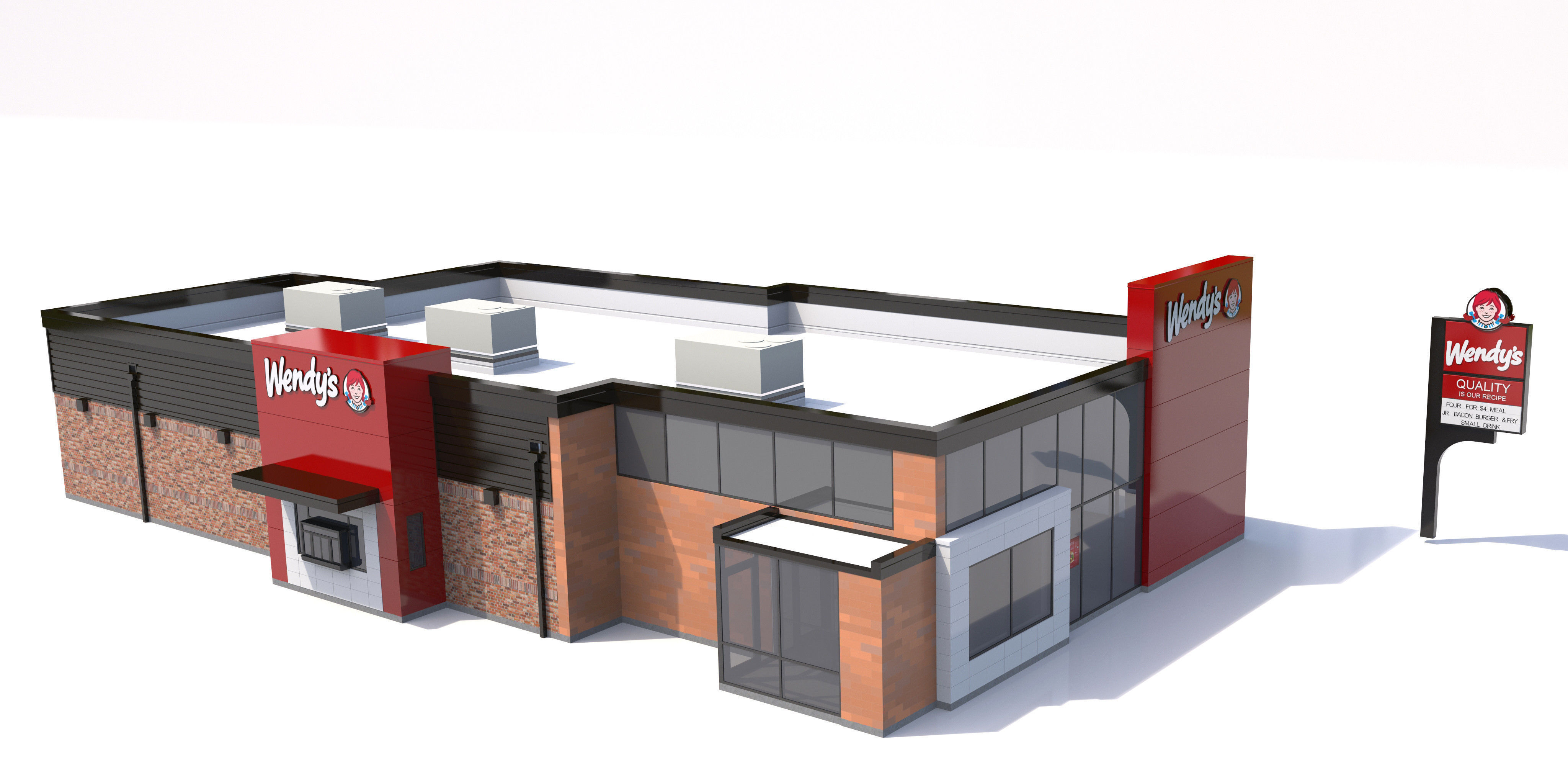 Retail Collection-006 Restaurants Mega Collection 3D model_19