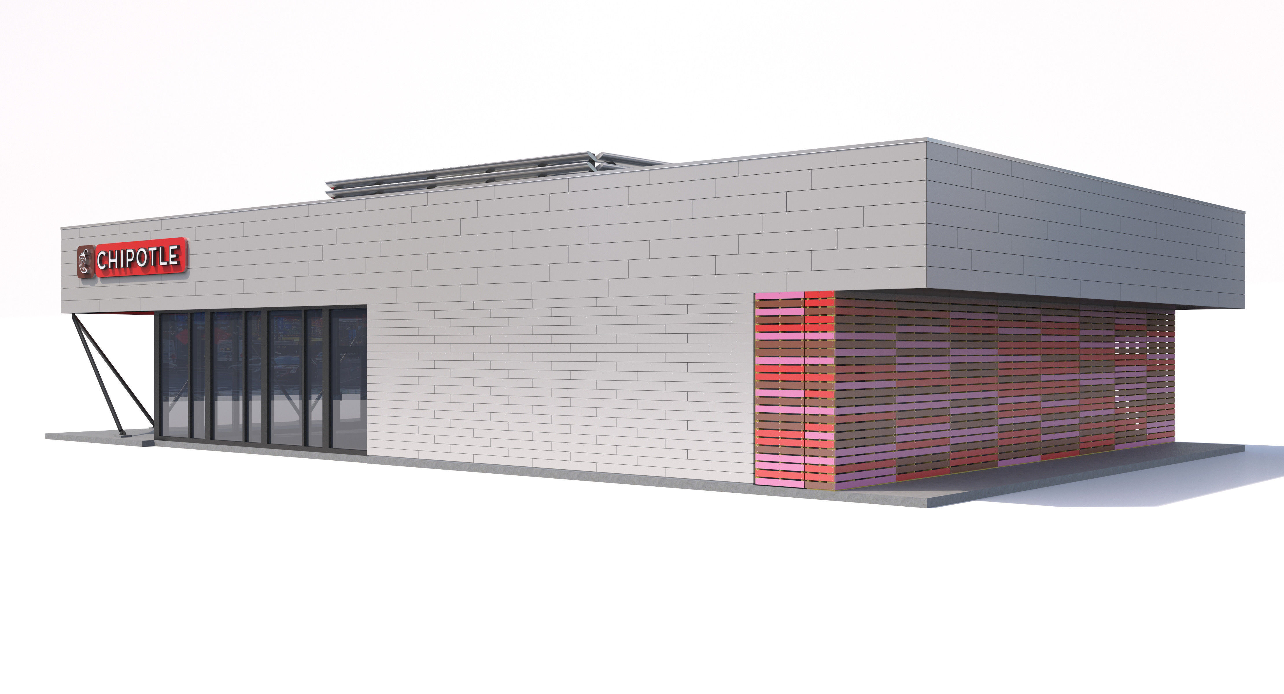 Retail Collection-006 Restaurants Mega Collection 3D model_67