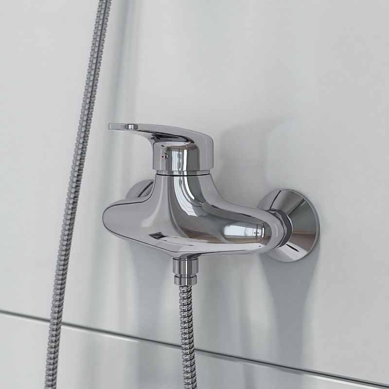 Corner shower cabins Ravak Rapier 3D model_12