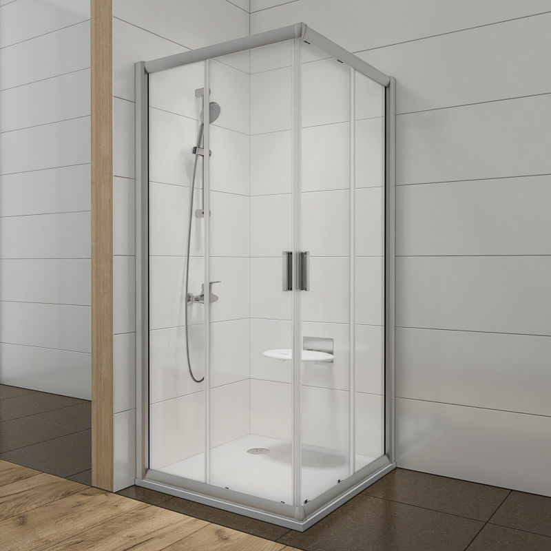 Corner shower cabins Ravak Rapier 3D model_1