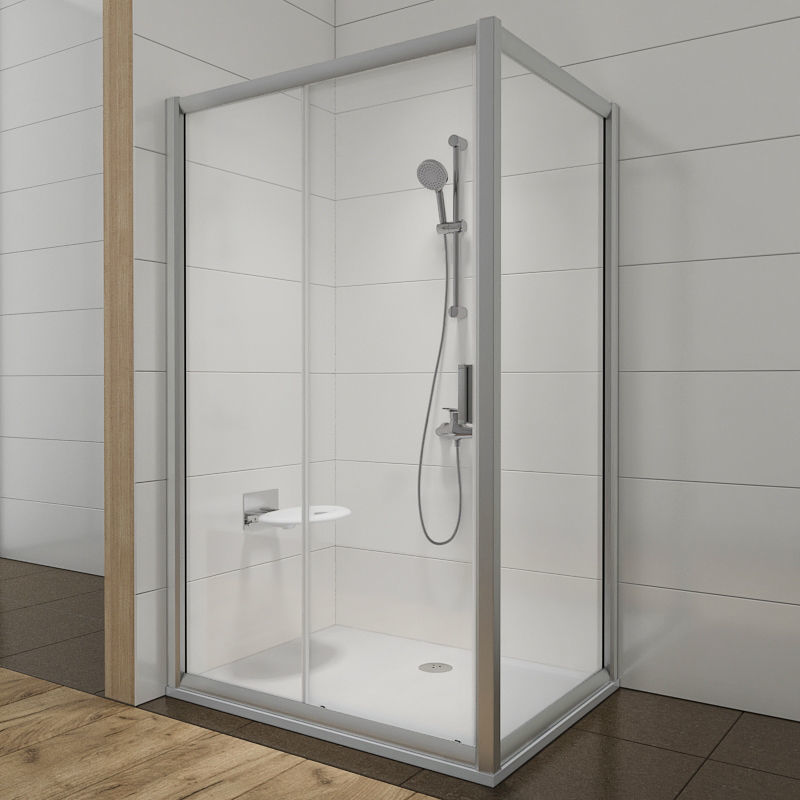 Corner shower cabins Ravak Rapier 3D model_4