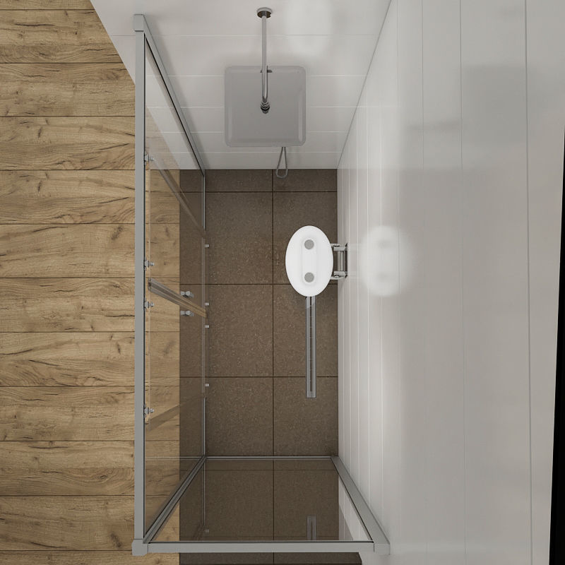 Corner shower cabins Ravak Rapier 3D model_9