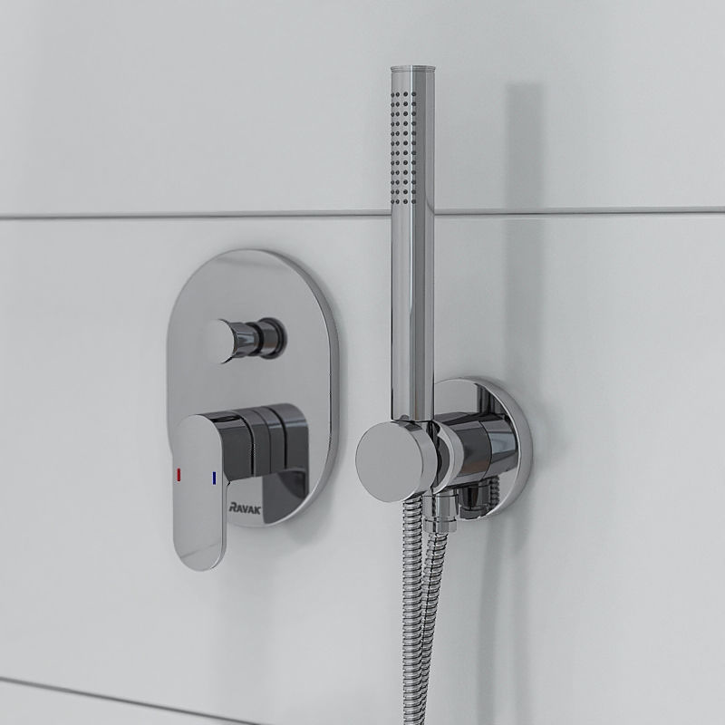 Corner shower cabins Ravak Rapier 3D model_14