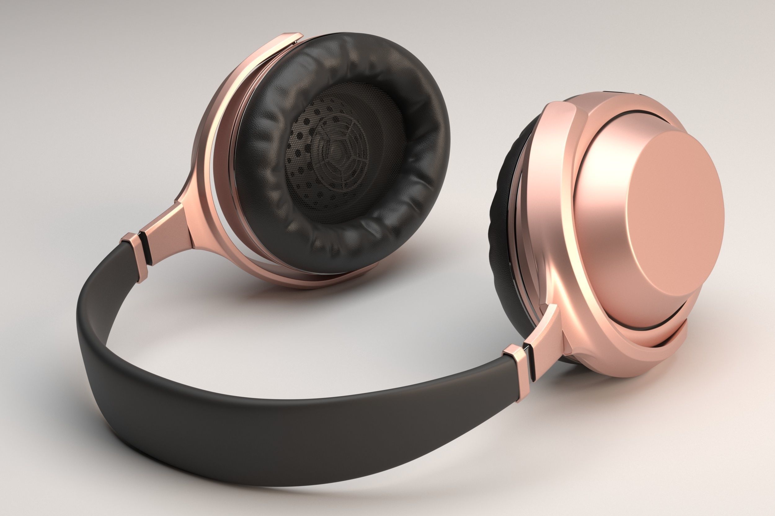 Headphones Concept - Animated - Original design  Low-poly 3D model_1