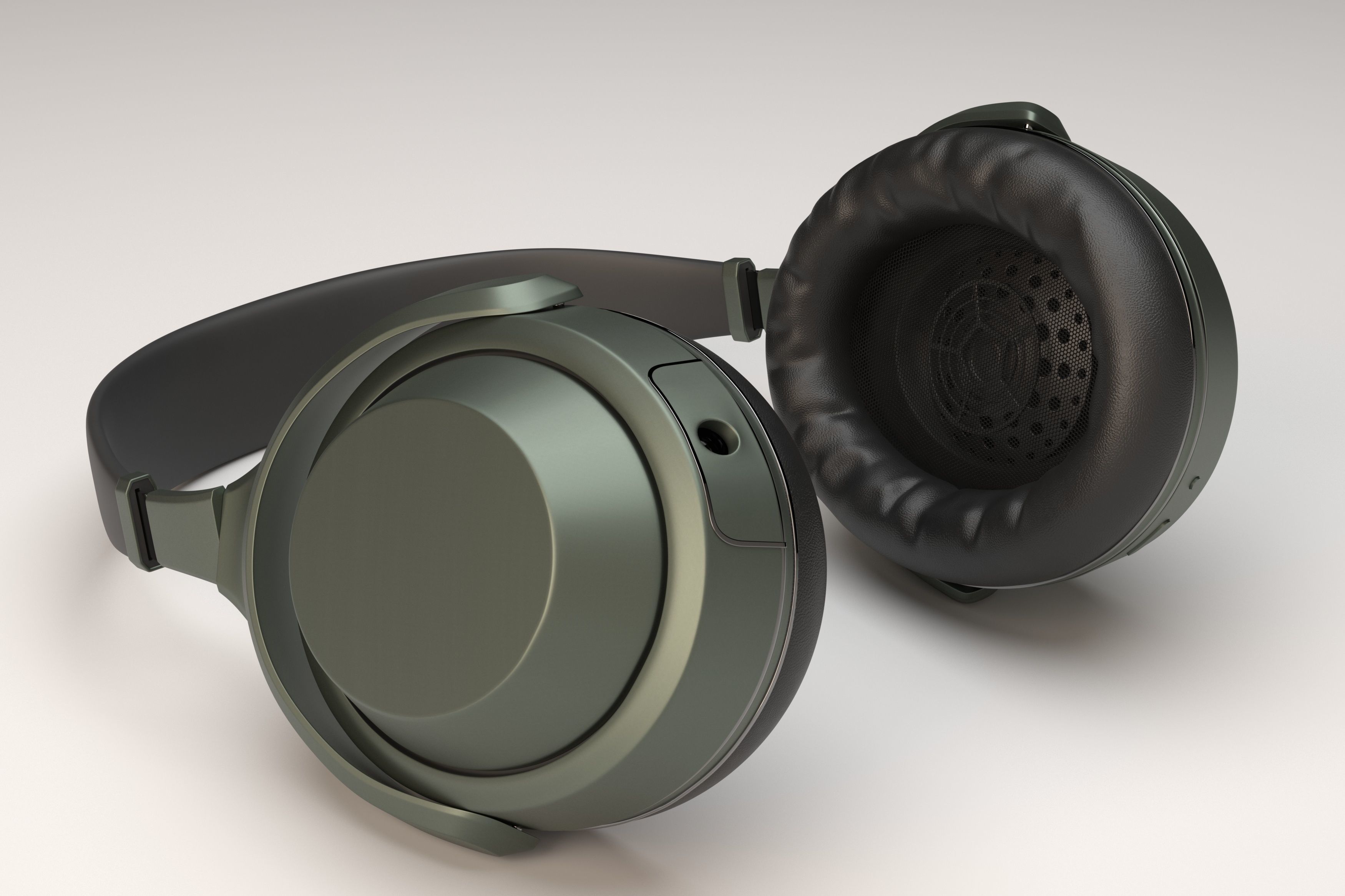 Headphones Concept - Animated - Original design  Low-poly 3D model_2