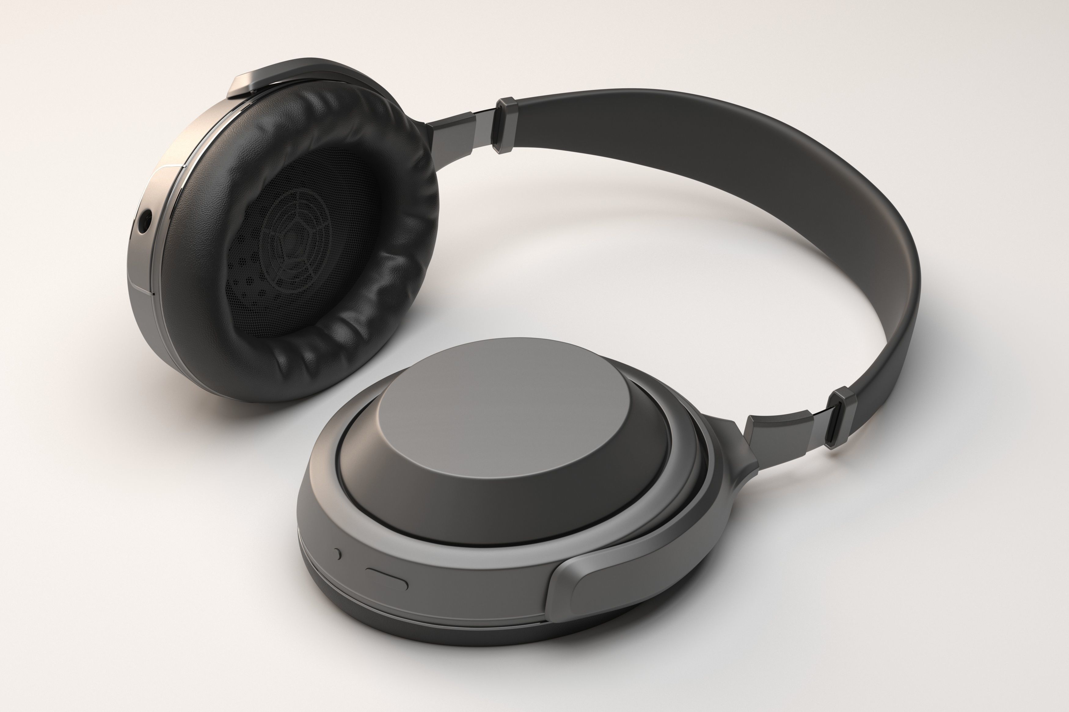 Headphones Concept - Animated - Original design  Low-poly 3D model_6