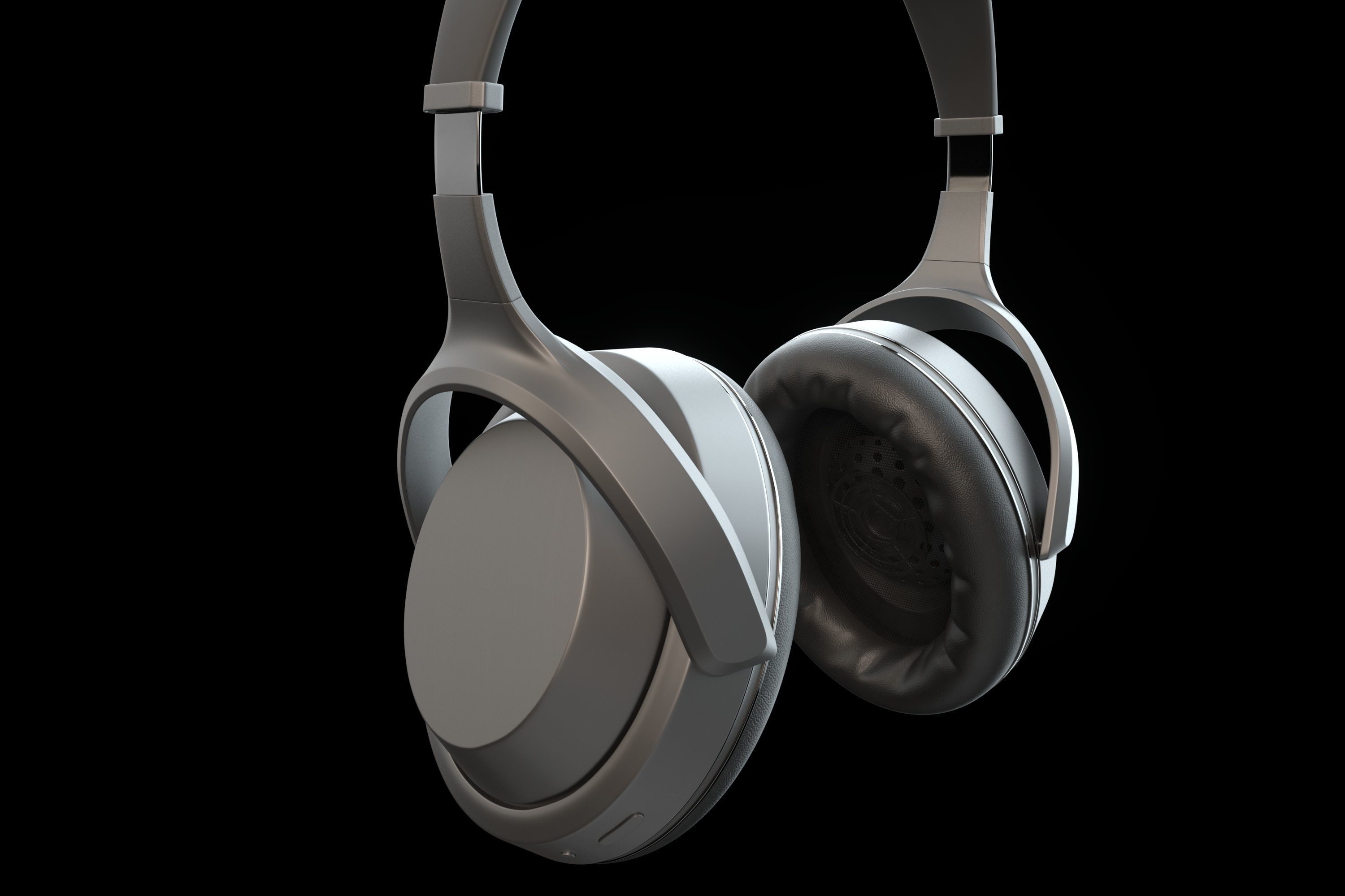 Headphones Concept - Animated - Original design  Low-poly 3D model_23