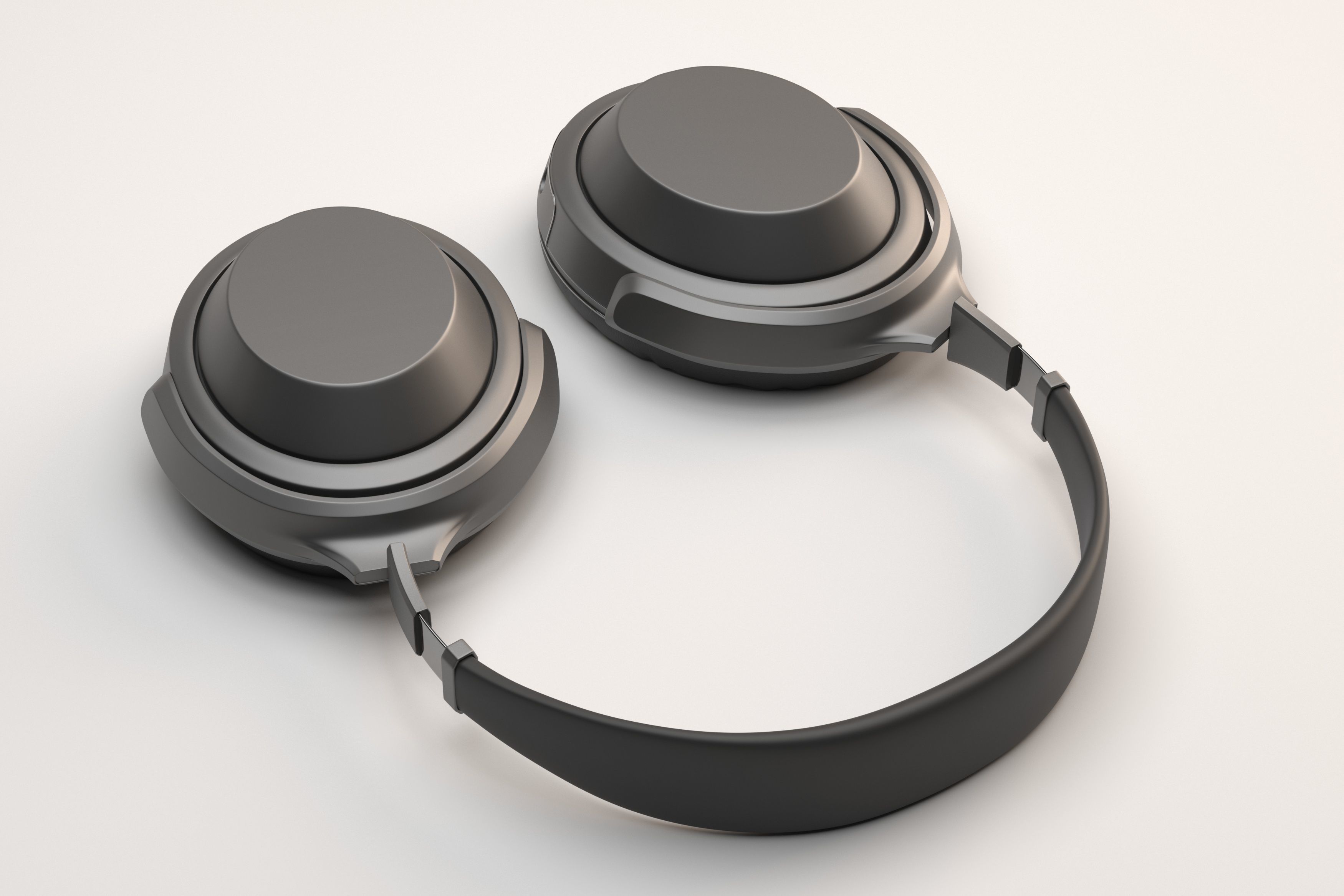 Headphones Concept - Animated - Original design  Low-poly 3D model_7
