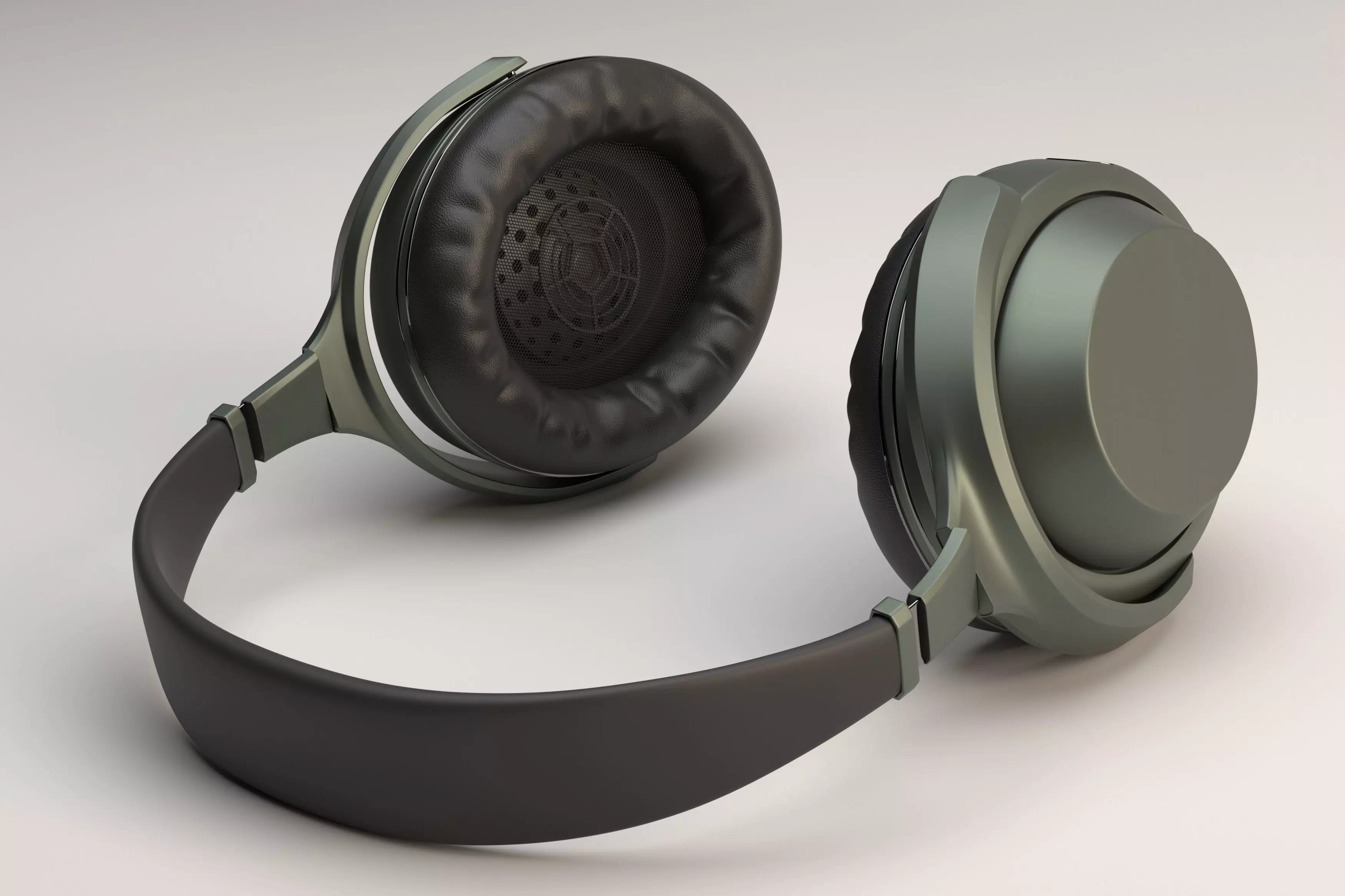 Headphones Concept - Animated - Original design  Low-poly 3D model_0