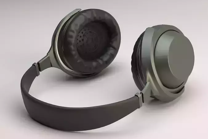 Headphones Concept - Animated - Original design  Low-poly 3D model