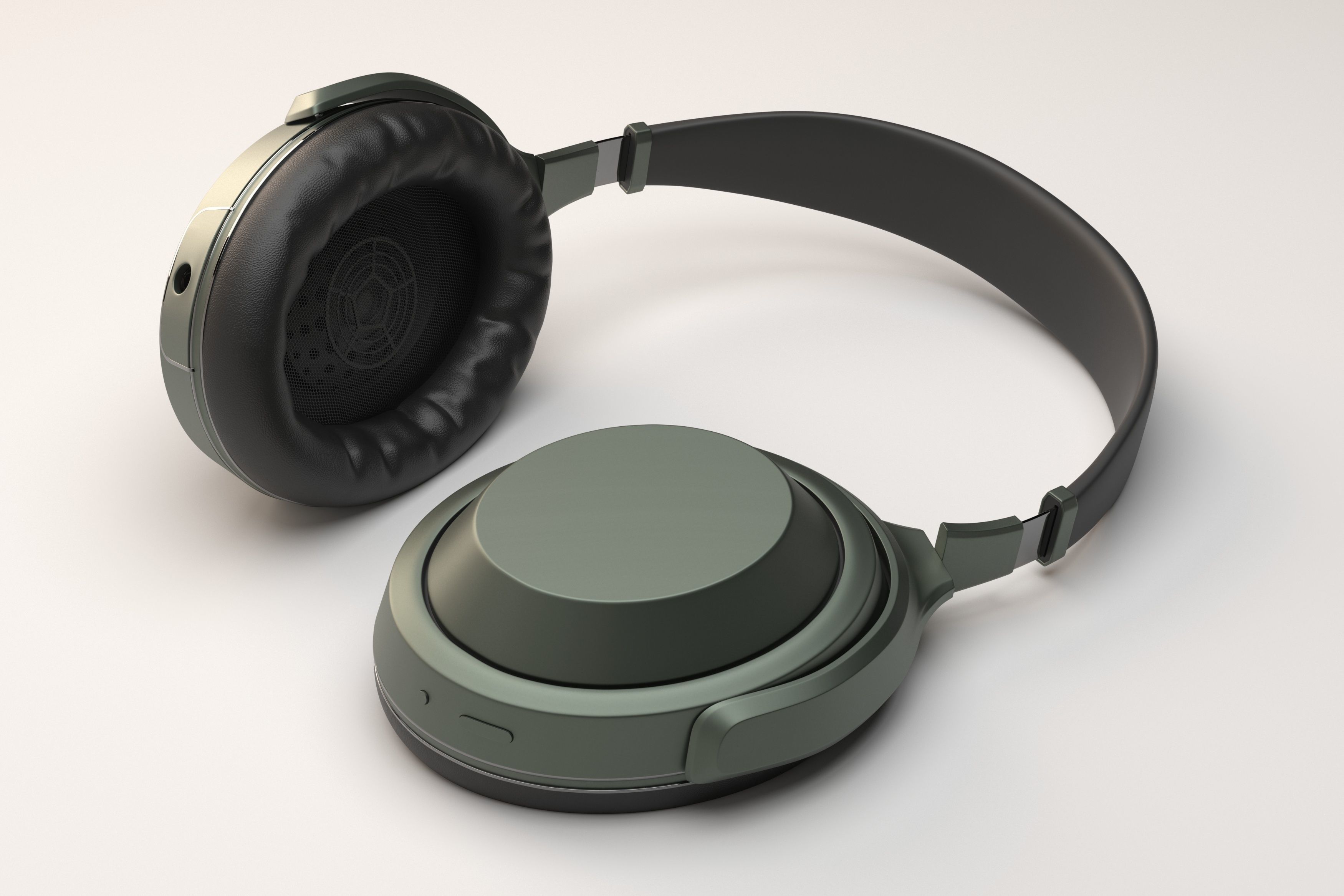 Headphones Concept - Animated - Original design  Low-poly 3D model_4