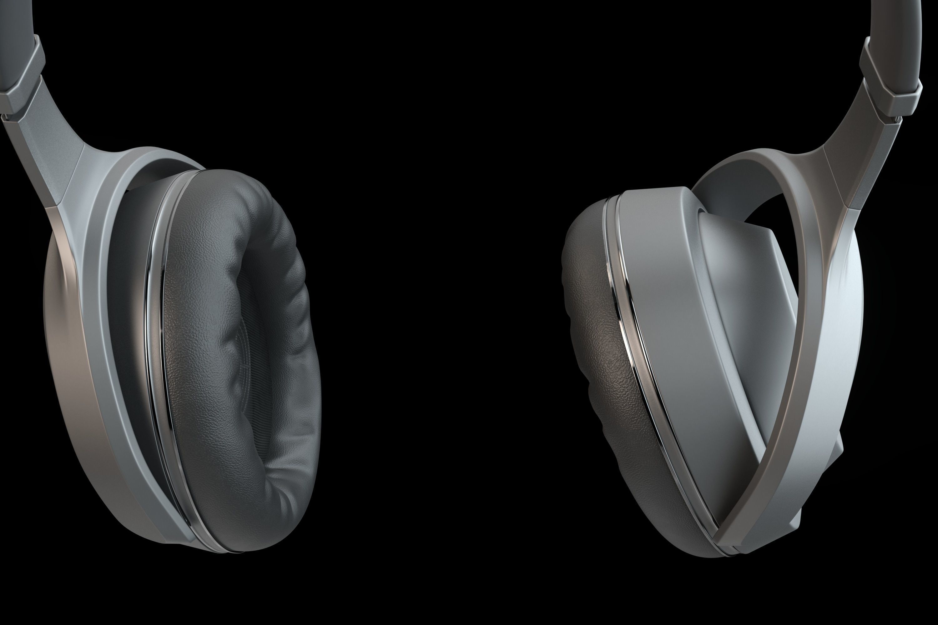 Headphones Concept - Animated - Original design  Low-poly 3D model_19