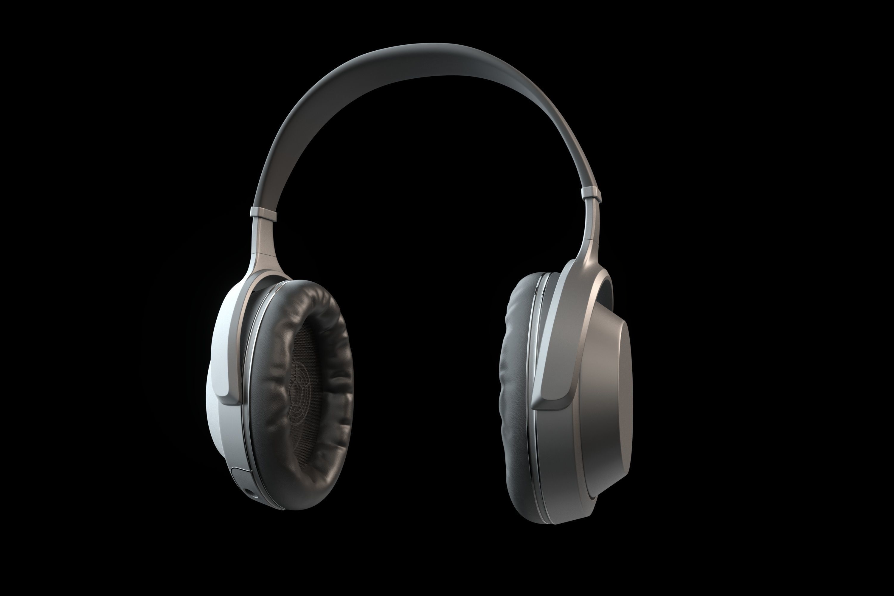 Headphones Concept - Animated - Original design  Low-poly 3D model_26