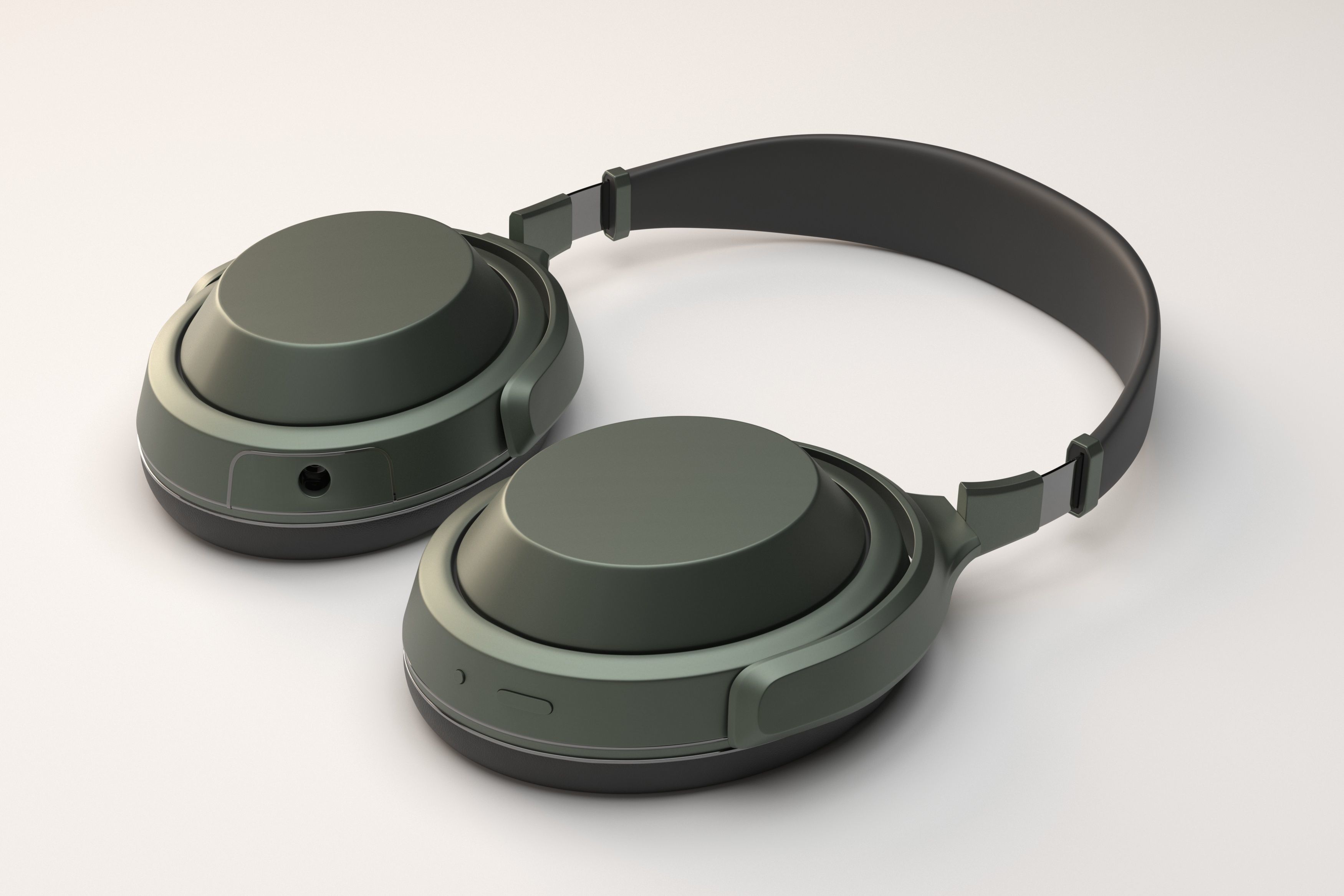 Headphones Concept - Animated - Original design  Low-poly 3D model_3