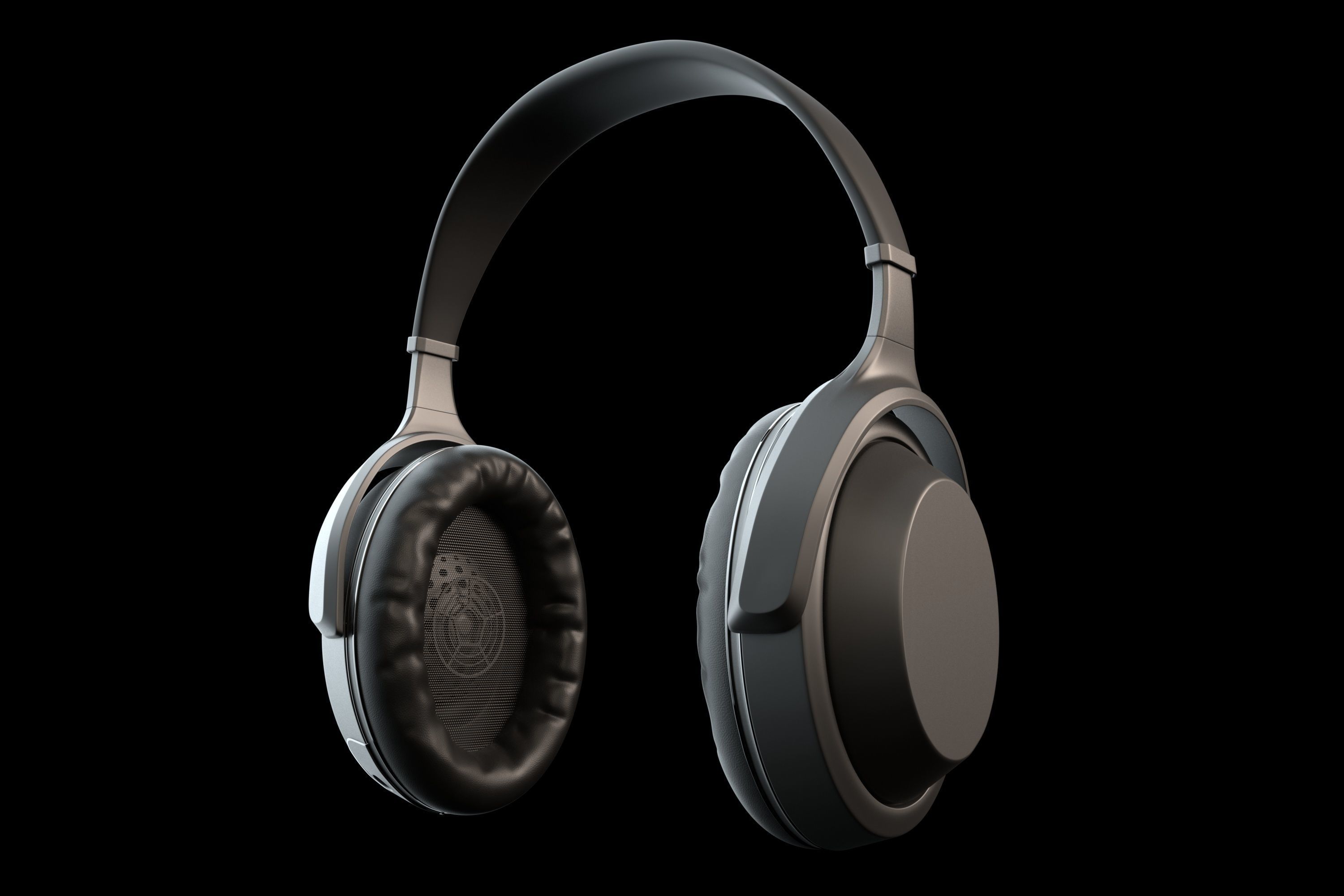 Headphones Concept - Animated - Original design  Low-poly 3D model_24