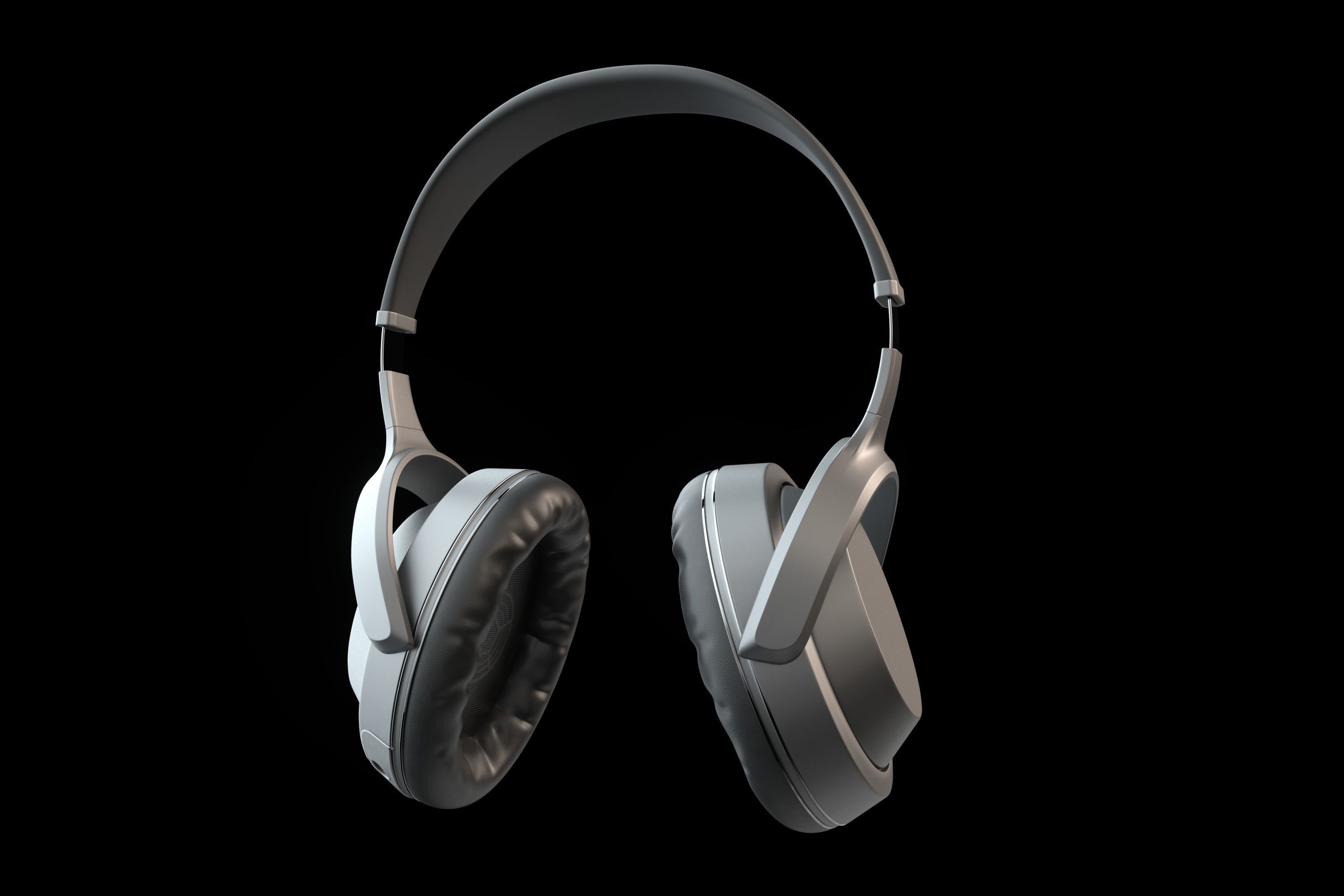 Headphones Concept - Animated - Original design  Low-poly 3D model_29