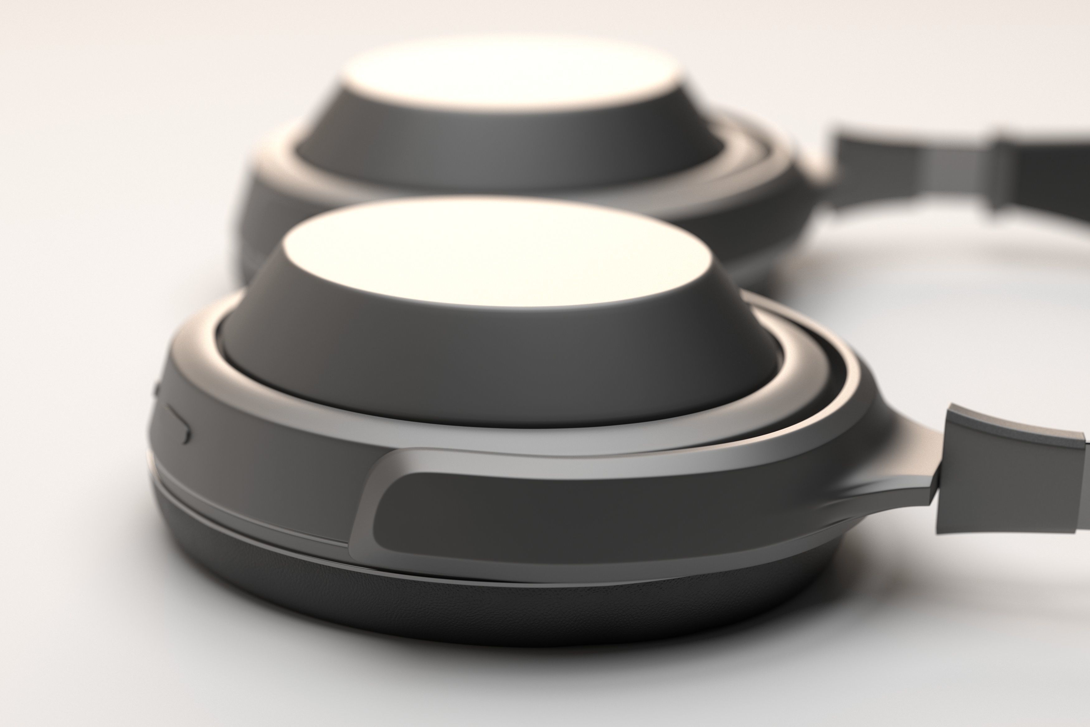 Headphones Concept - Animated - Original design  Low-poly 3D model_8
