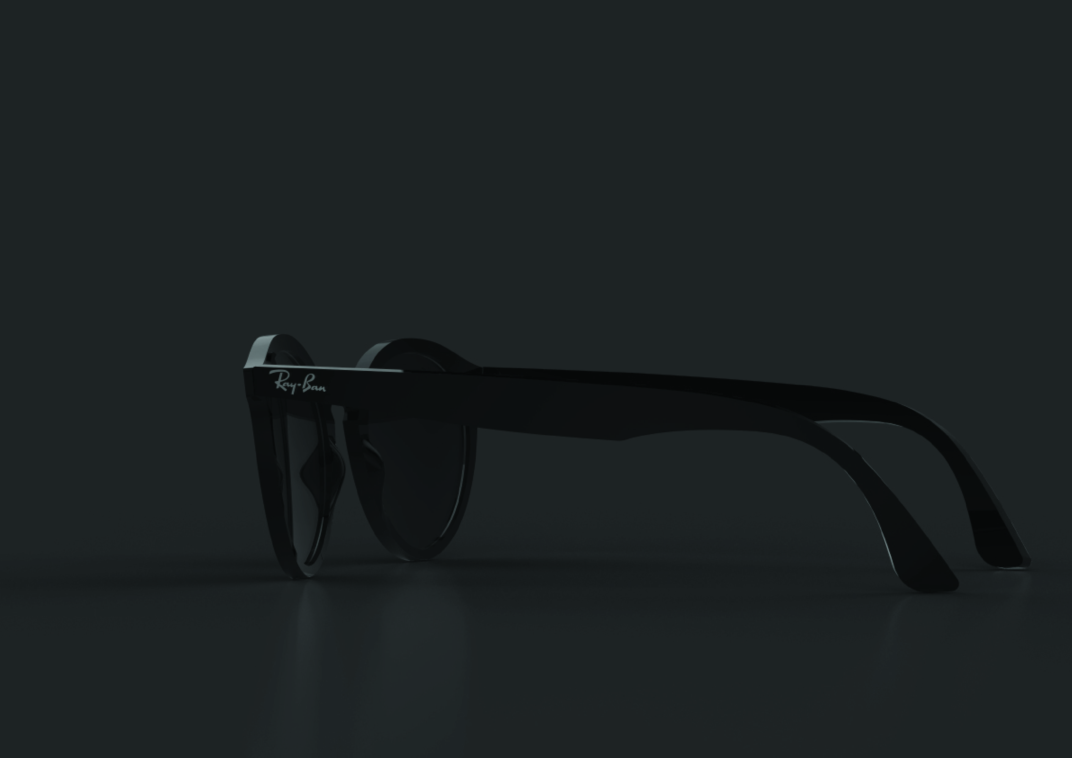 Ray-Ban Wayfarer sunglasses  3D model 3D model_6