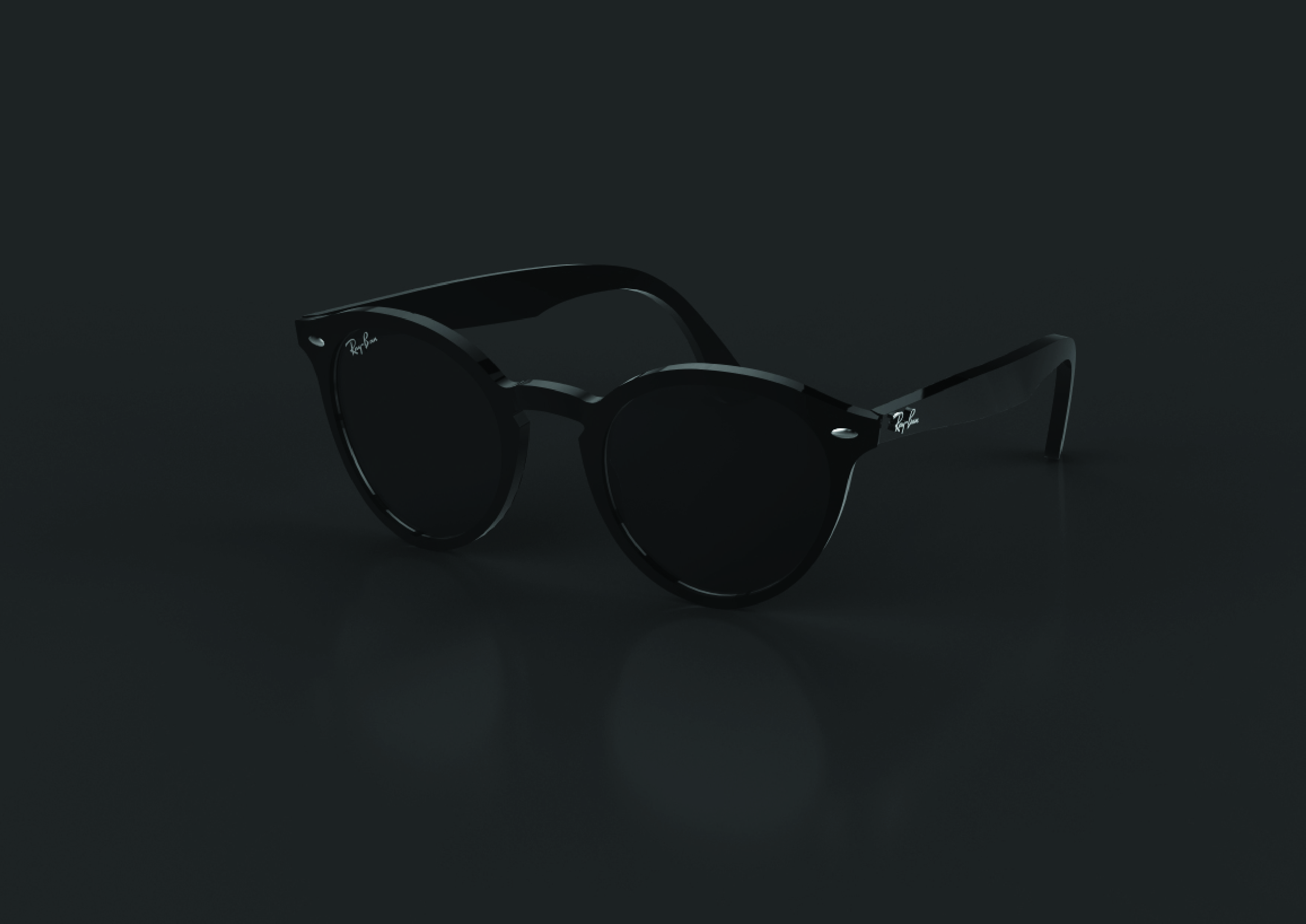 Ray-Ban Wayfarer sunglasses  3D model 3D model_4
