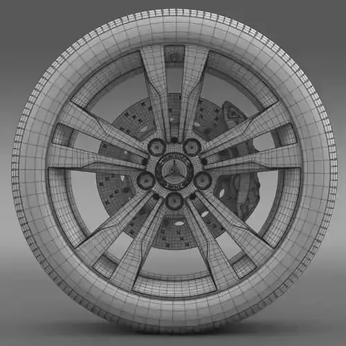 Mercedes Benz S 350 wheel