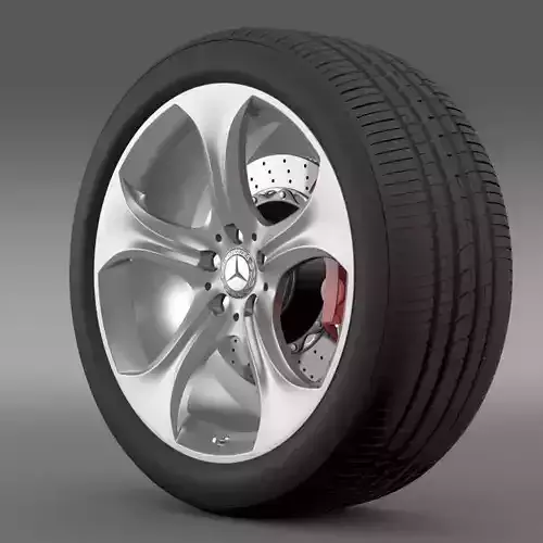 Mercedes Benz S 400 hybrid wheel