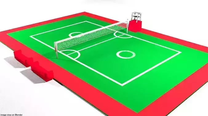 Game Court - Sepaktakraw