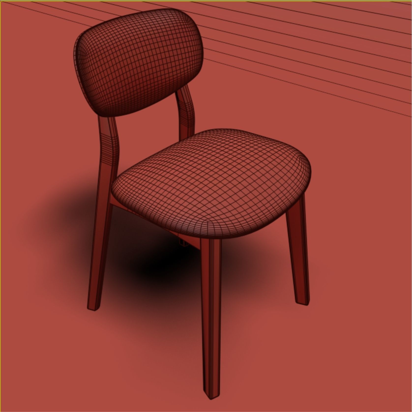 Proso Dining group set 3D model_7