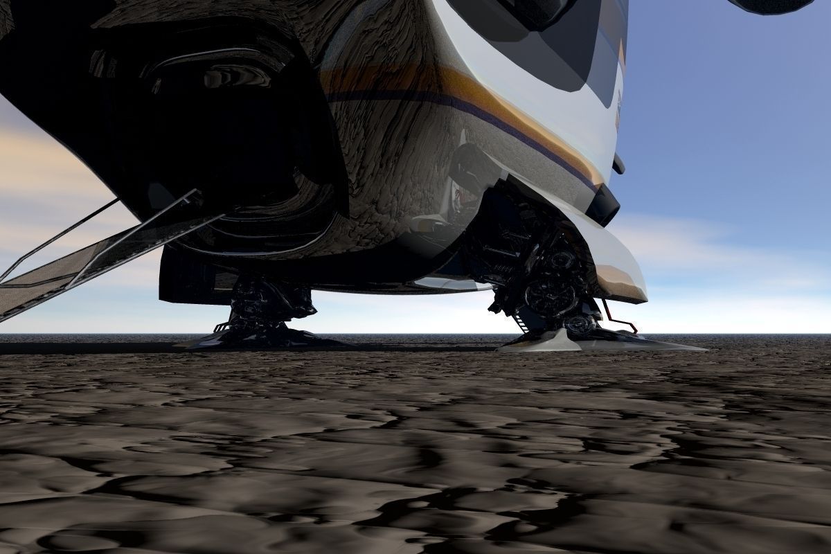 Colonial Emergency Medical Transport 3D model_4