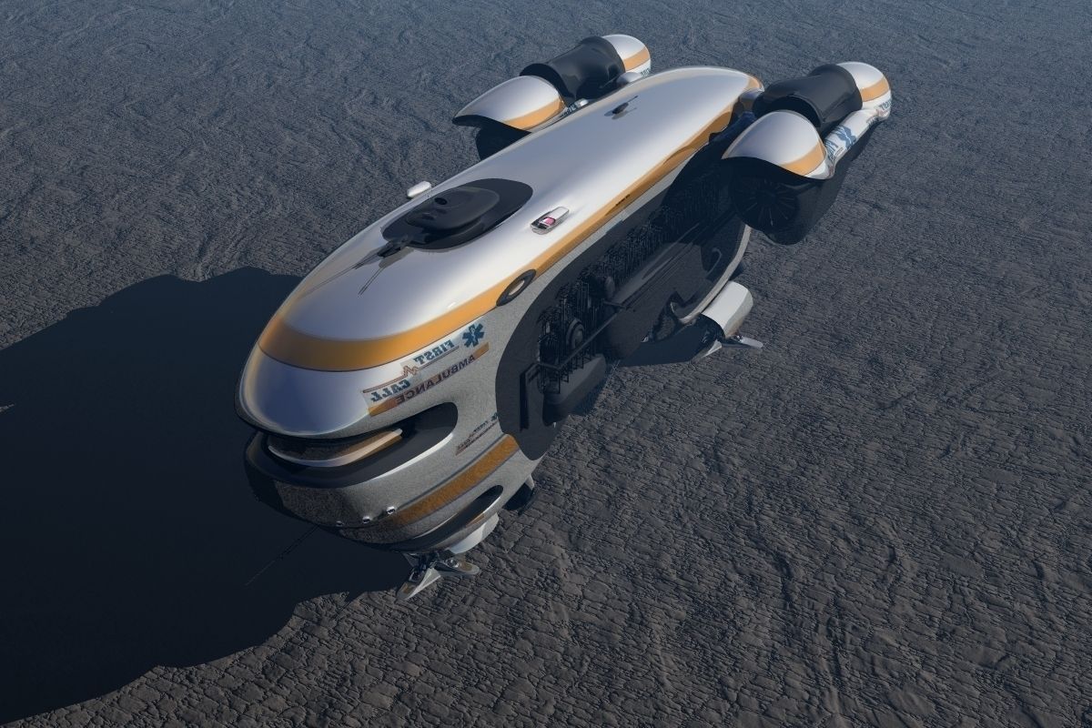 Colonial Emergency Medical Transport 3D model_2