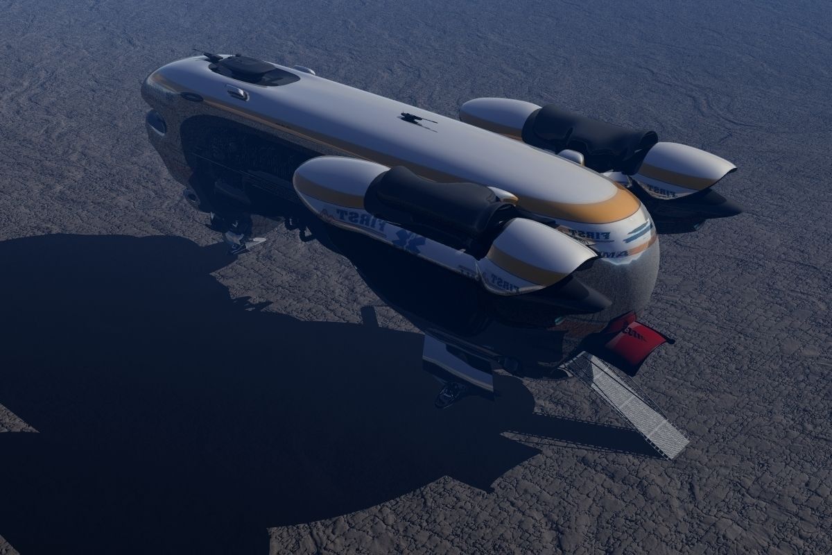 Colonial Emergency Medical Transport 3D model_5