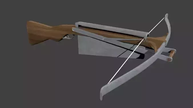 CrossBow Low-poly 3D model