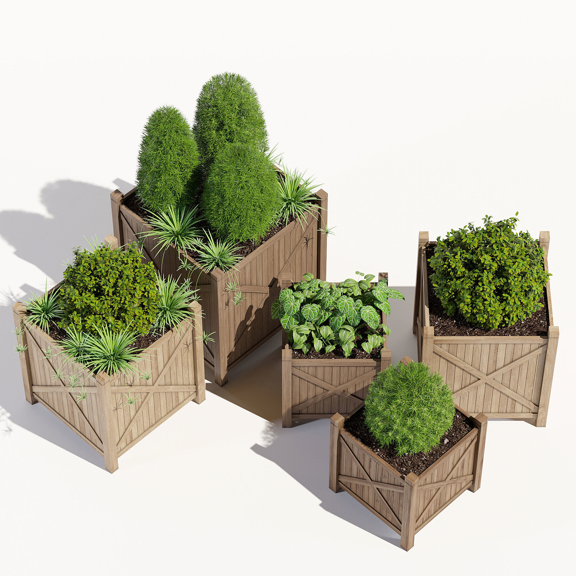 Porth cube planter 3D model_3