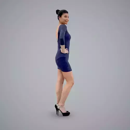 Ready-Posed 3D Business Humans MeMsS006HD2 3D model