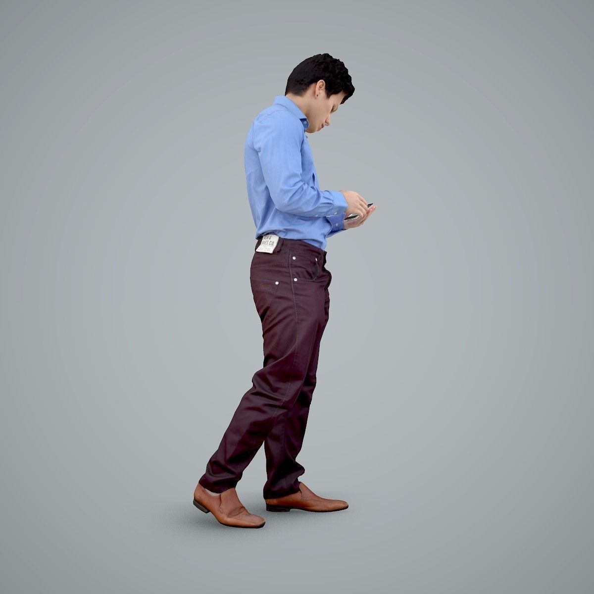 Ready-Posed 3D Business Humans MeMsS005HD2 3D model_3