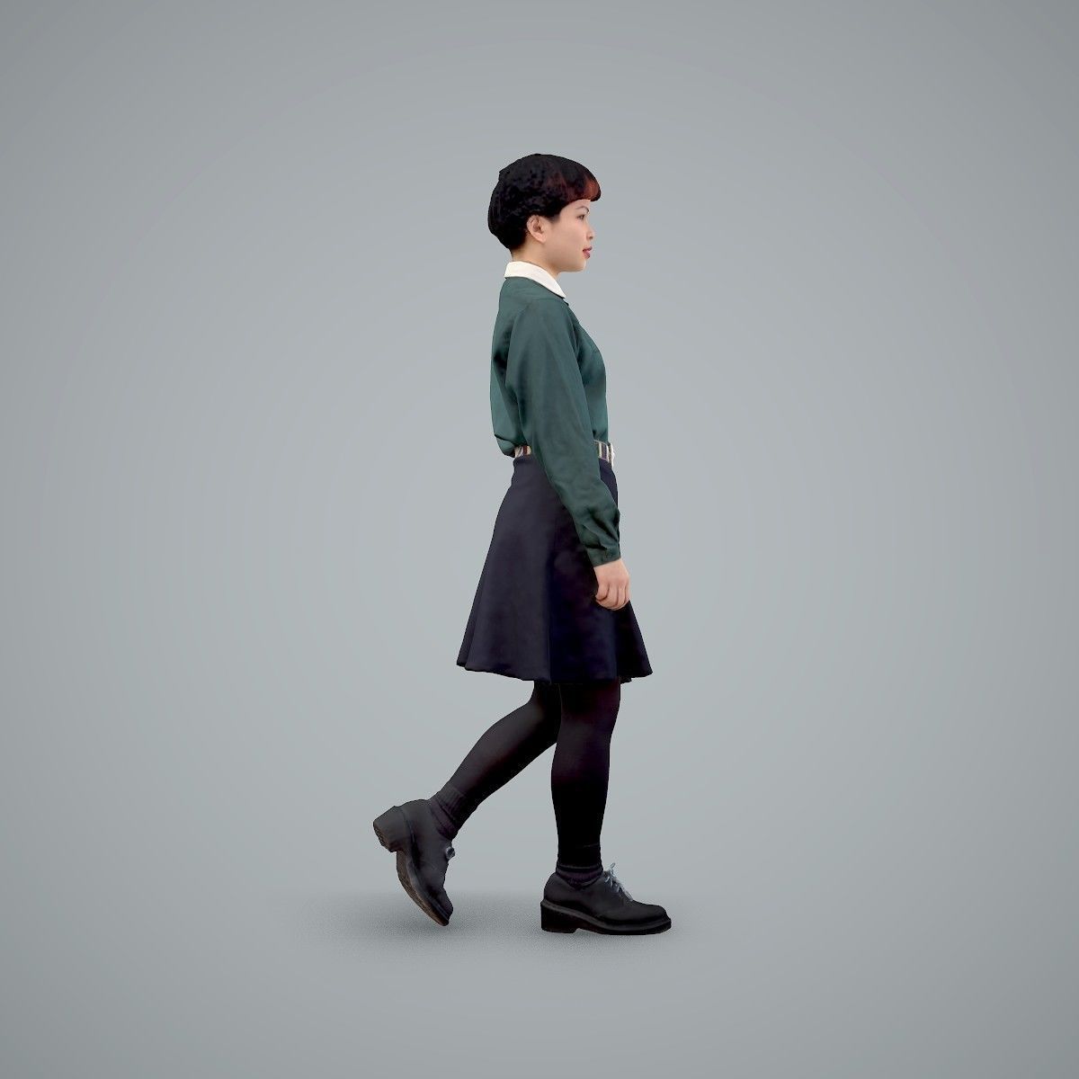 Ready-Posed 3D Business Humans MeMsS005HD2 3D model_4