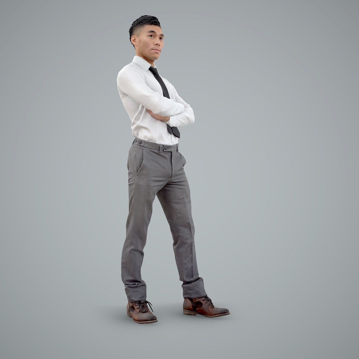 Ready-Posed 3D Business Humans MeMsS005HD2 3D model_7