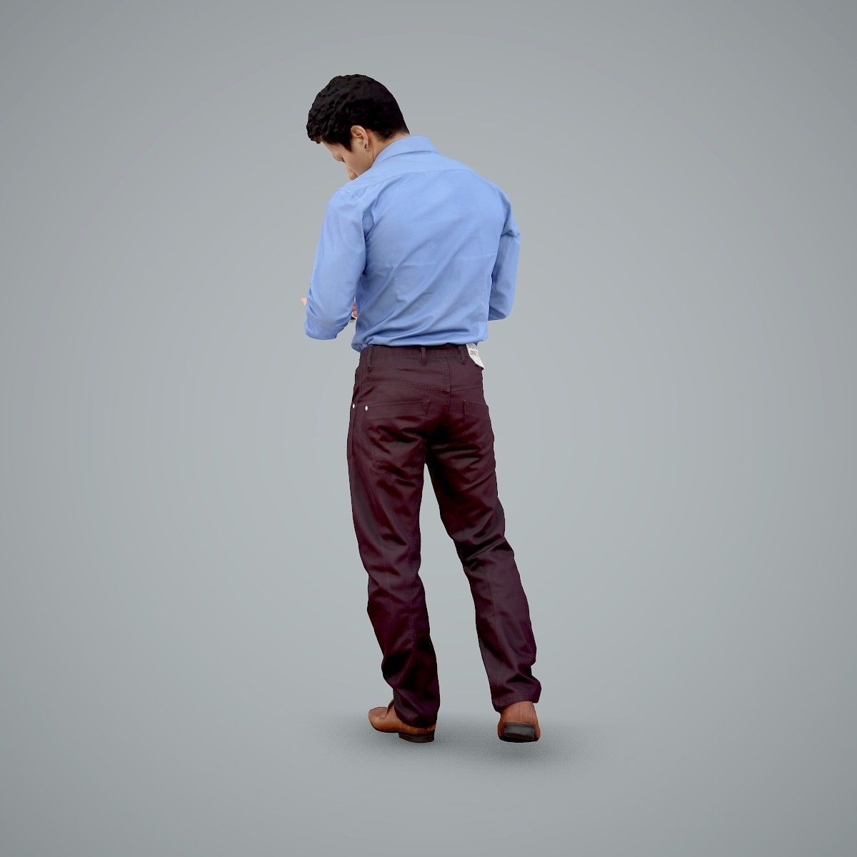 Ready-Posed 3D Business Humans MeMsS005HD2 3D model_15
