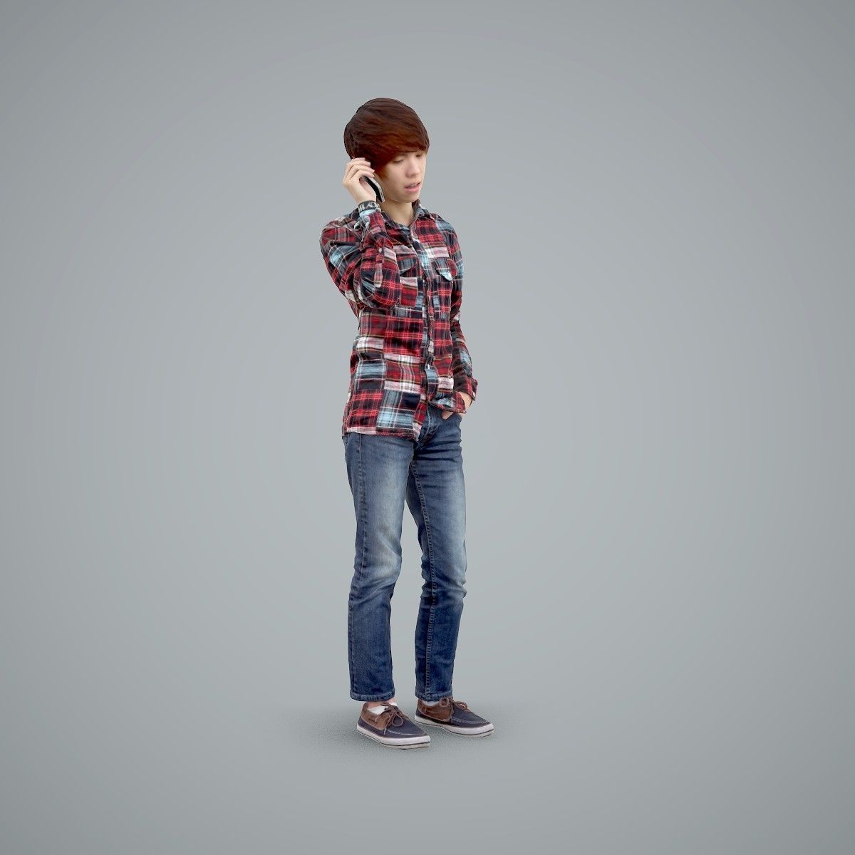 Ready-Posed 3D Business Humans MeMsS005HD2 3D model_1