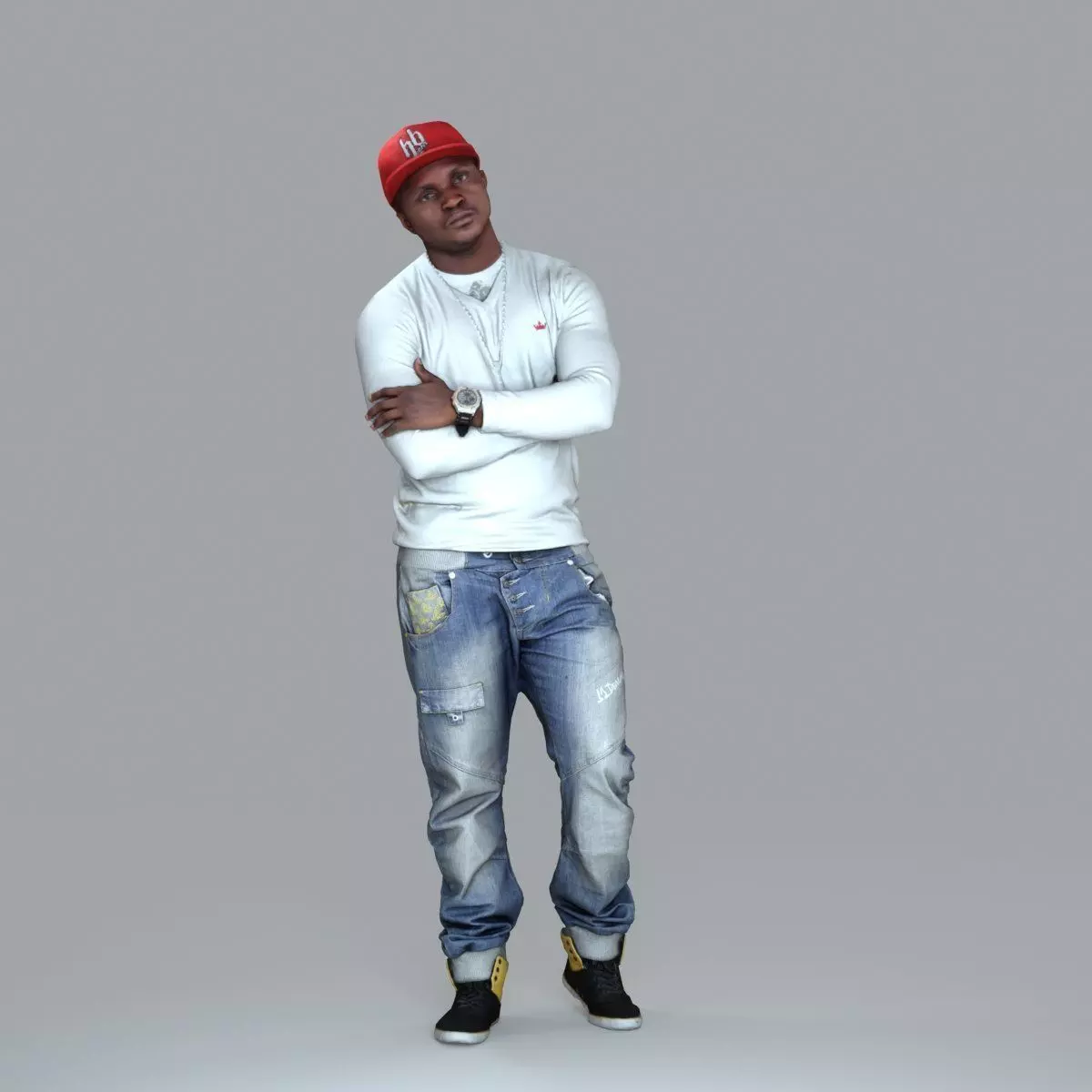 Ready-Posed 3D Casual Humans MeMsS004HD2 3D model_14