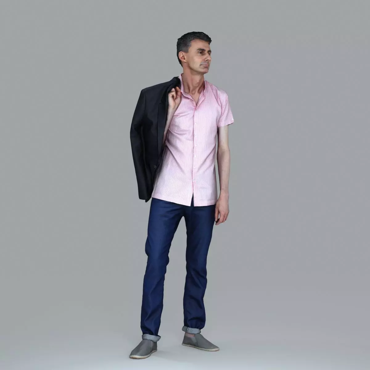 Ready-Posed 3D Casual Humans MeMsS004HD2 3D model_26