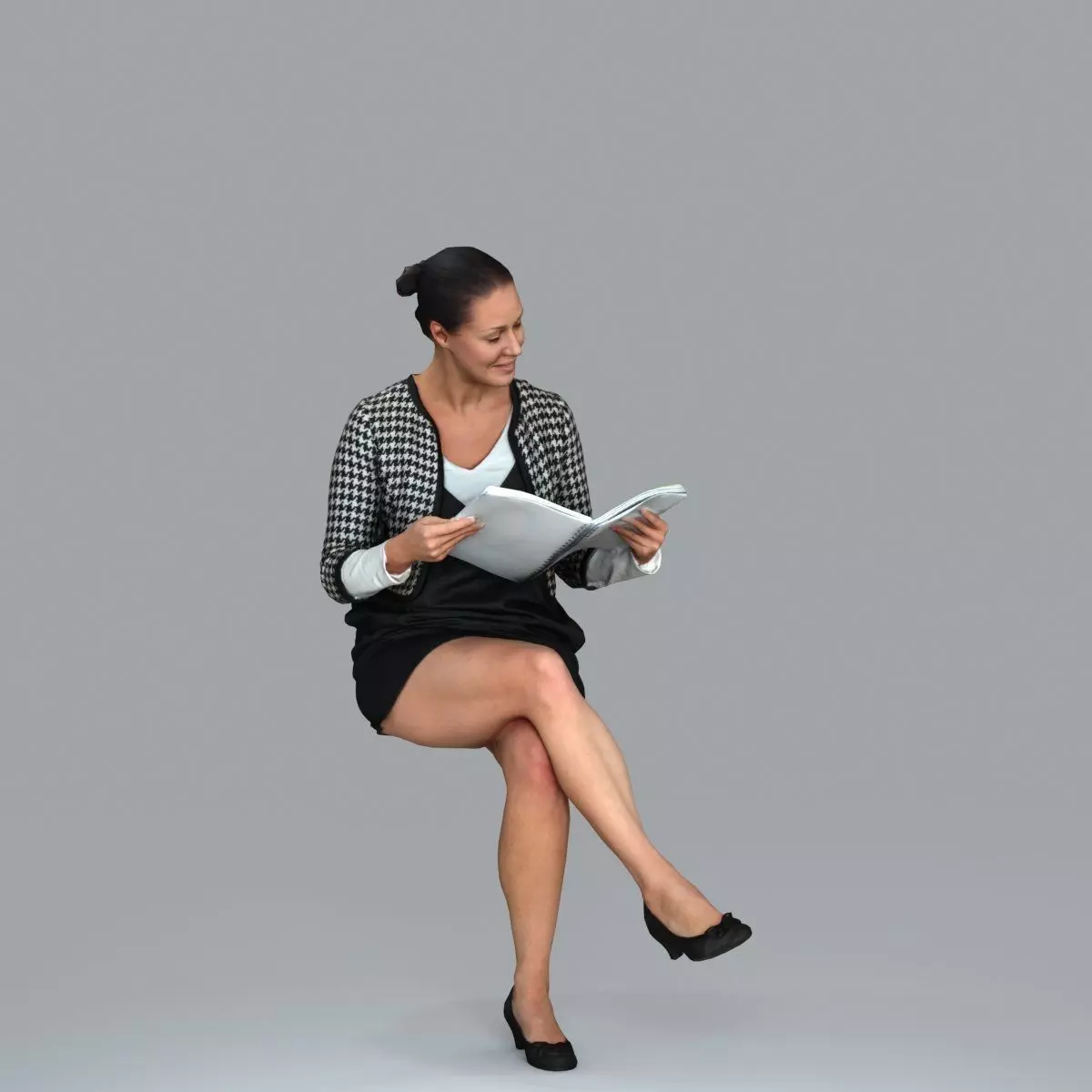 Ready-Posed 3D Casual Humans MeMsS004HD2 3D model_22