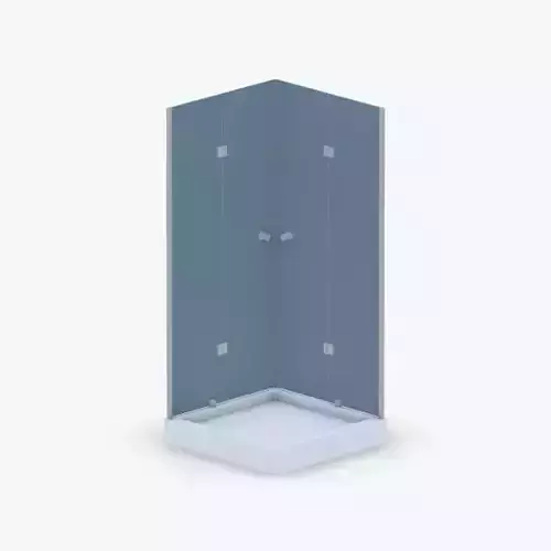 1640 - Shower Low-poly 3D model