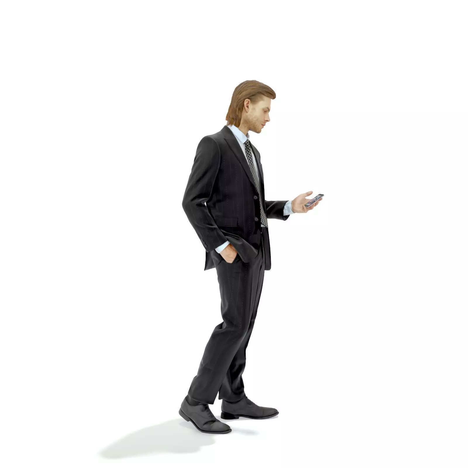 Ready-Posed 3D Busy Business Humans MeMsS035HD2 3D model_1